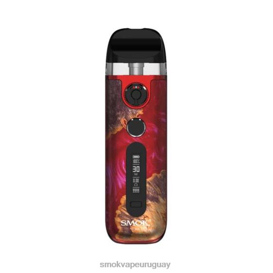 SMOK Novo 5 equipos madera estabilizadora roja 68L0X12 - Vaporizador SMOK Precio