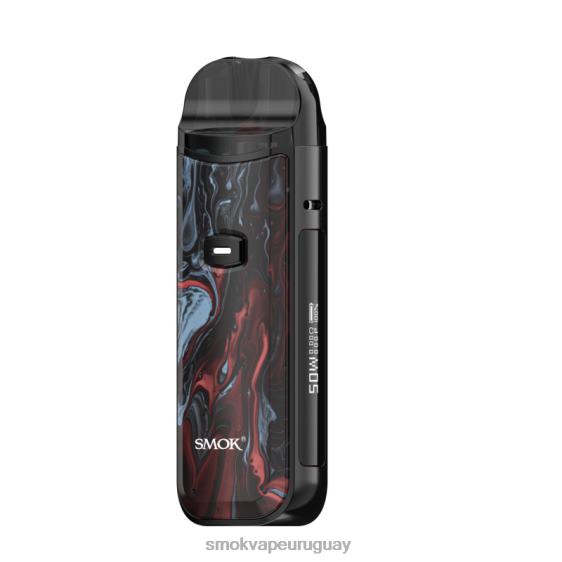 veteado rojo negro