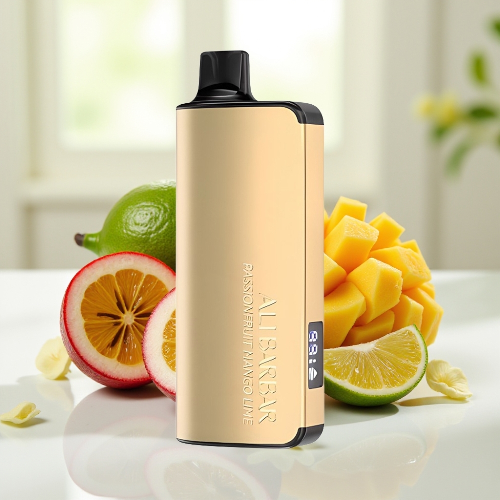 Alibarbar Ingot 9000 Puffs Disposable Vape Maracuyá Mango Lima 22ml LED