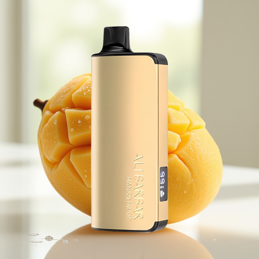 Alibarbar Ingot 9000 Puffs Mango Mágico con Pantalla LED y 2350mah