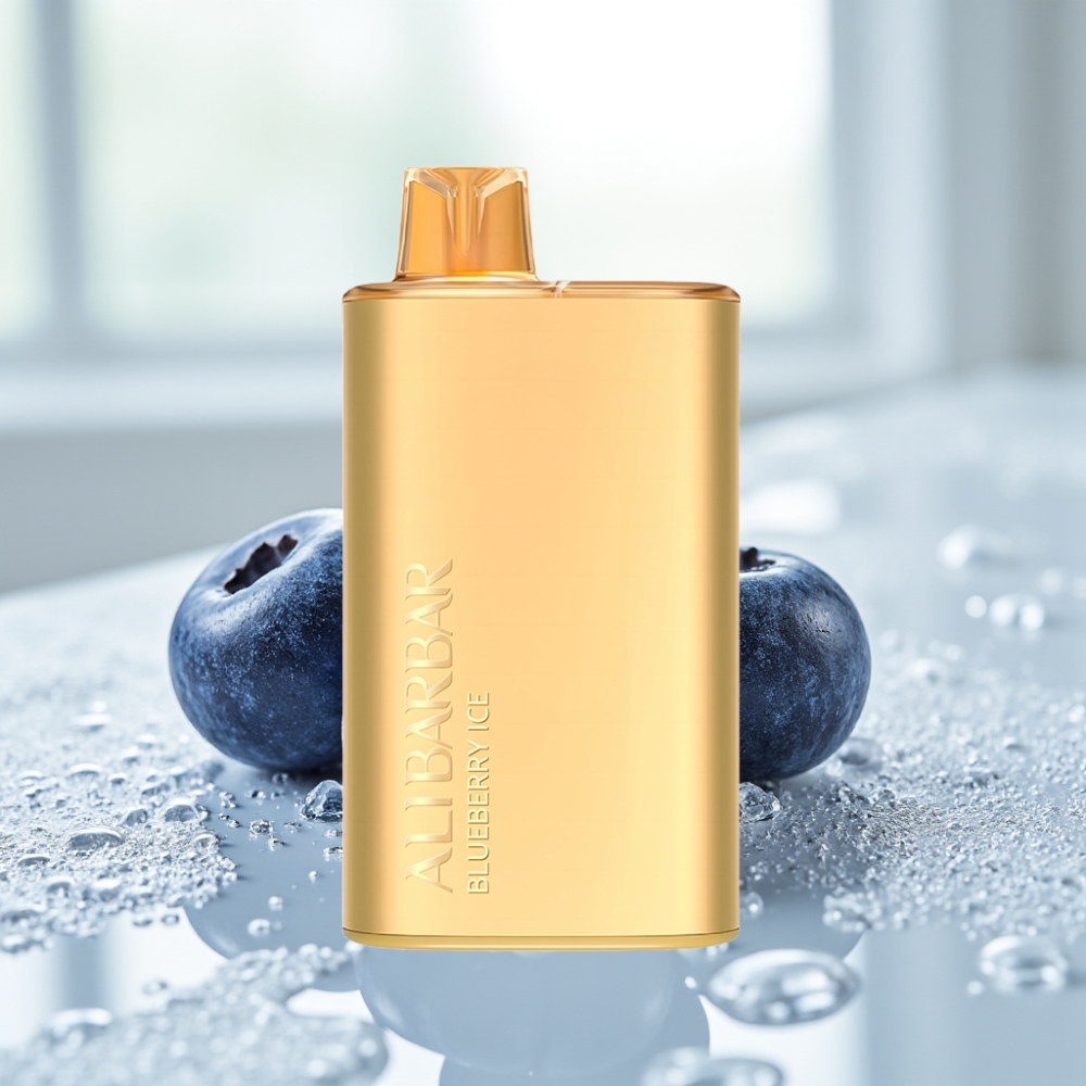 Alibarbar Rich 8000 Puffs 20ml Eliquid Blueberry Ice Disposable Vape