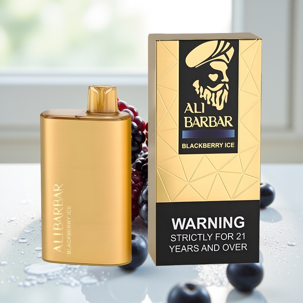 Alibarbar Rich 8000 Puffs Disposable Vape Mora Helada 20ml 8000 Puffs
