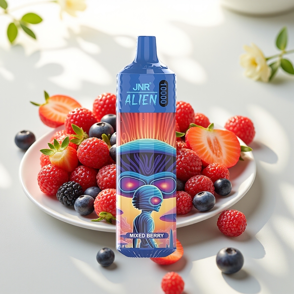 JNR Alien 10000 Puffs Dispositivo Vape 20ml Baya Mixta RGB