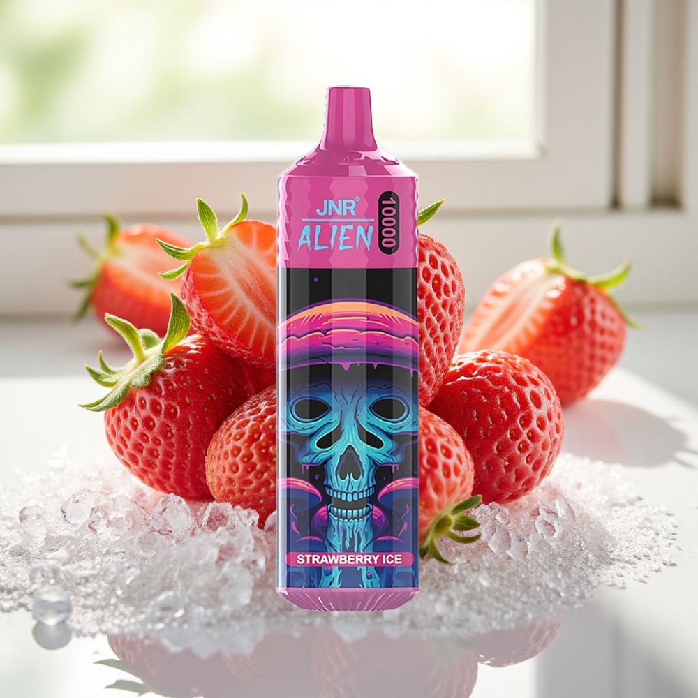 JNR Alien 10000 Puffs Fresa Hielo 20ml E-liquid LED RGB