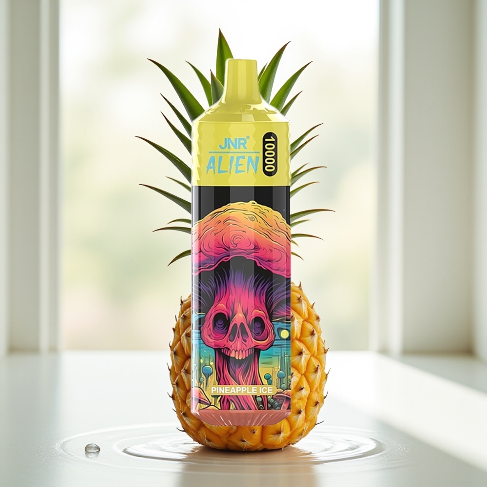 JNR Alien 10000 Puffs Pineapple Ice 850mAh LED RGB vape por mayor Uruguay