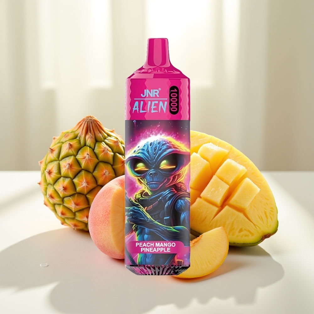 JNR Alien 10000 Puffs con 20ml de e-líquido y sabor Melocotón mango piña