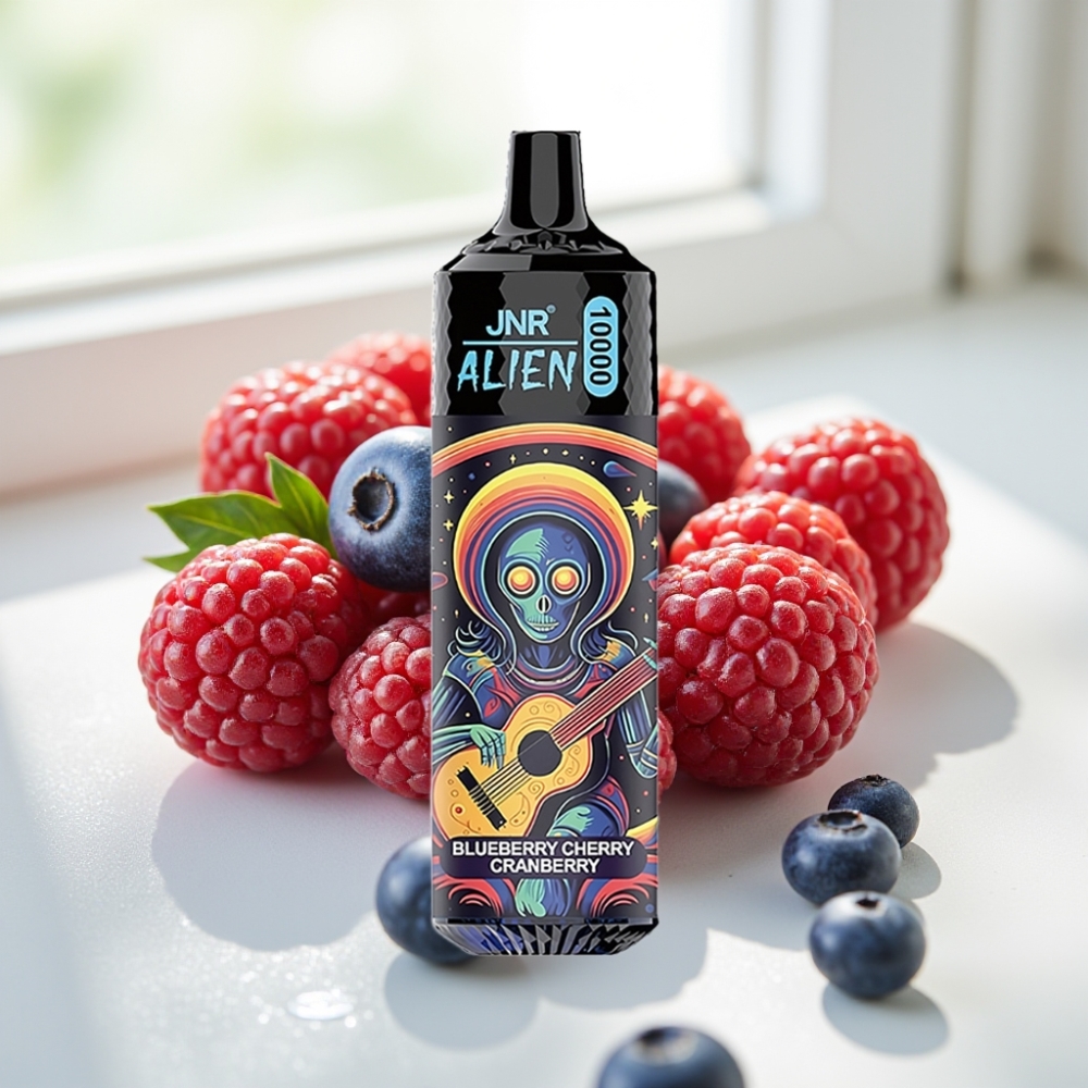 JNR Alien Arándano Cereza Blueberry 10000 Puffs Tipo-C RGB