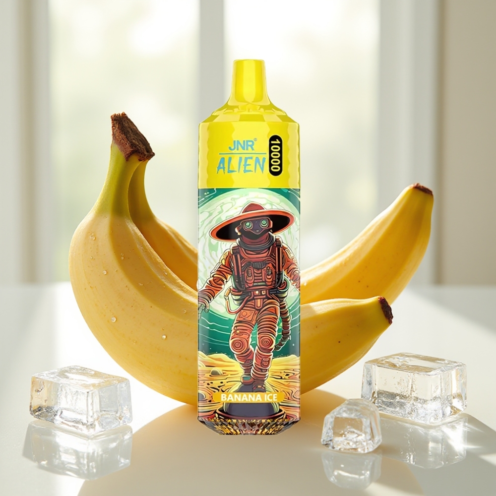 JNR Alien Banana Ice 10000 Puffs 850mAh RGB vape por mayor Uruguay