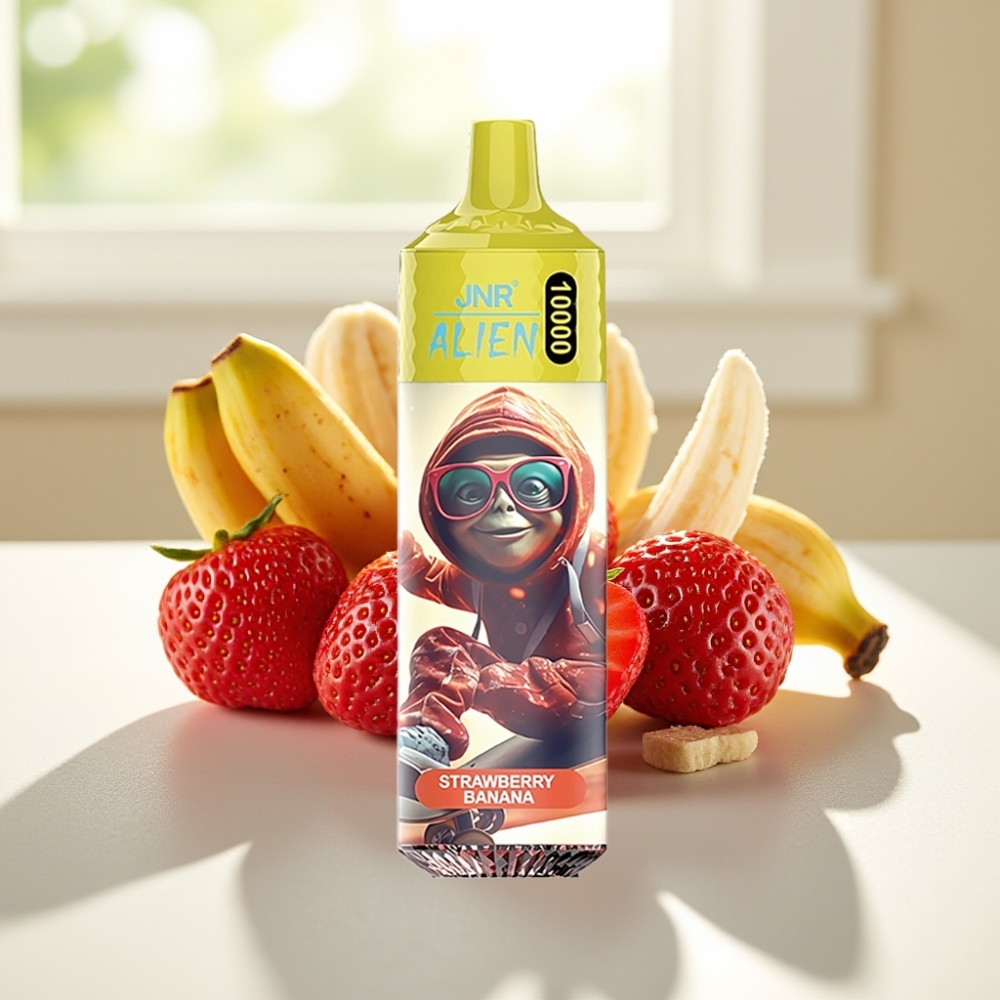 JNR Alien Fresa Plátano 10000 Puffs 20ml RGB vape por mayor Uruguay