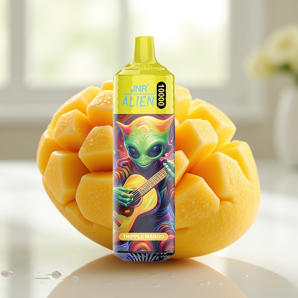 JNR Alien Tripple Mango 10000 Puffs 850mAh RGB vape por mayor Uruguay