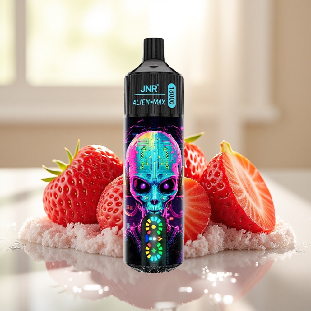 JNR Alien Max 18000 Puffs Dispositivo Vape Fresa Hubba Bubba con Dual Mesh Coil & 28ml E-líquido