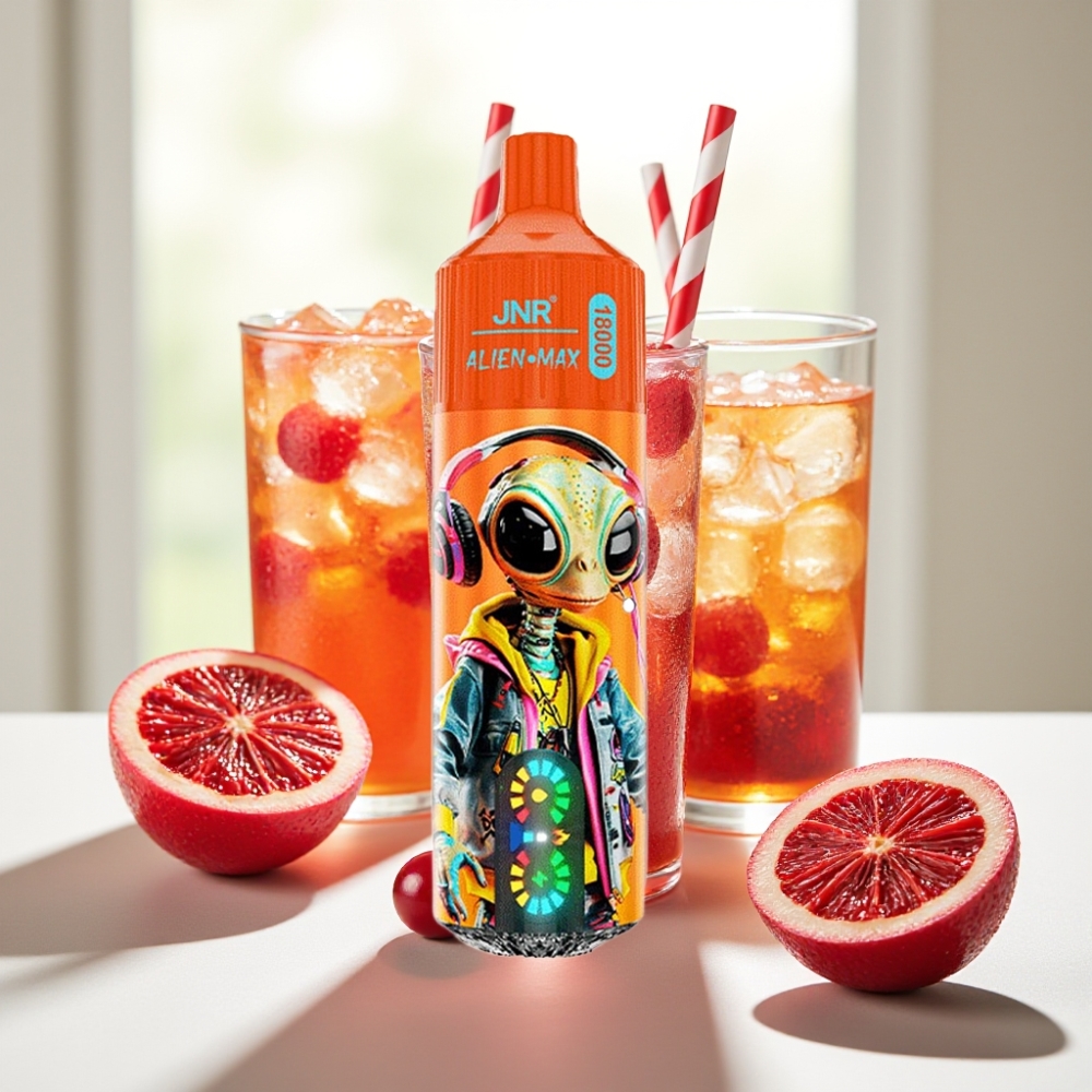 JNR Alien Max 18000 Puffs Doble Malla y Doble Núcleo Cereza Cola Fizzy