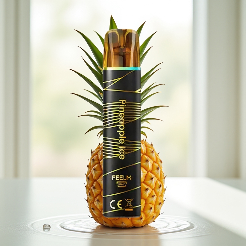 JNR Black&Golden 800 Puffs Desechable Piña Helada vape por mayor Uruguay