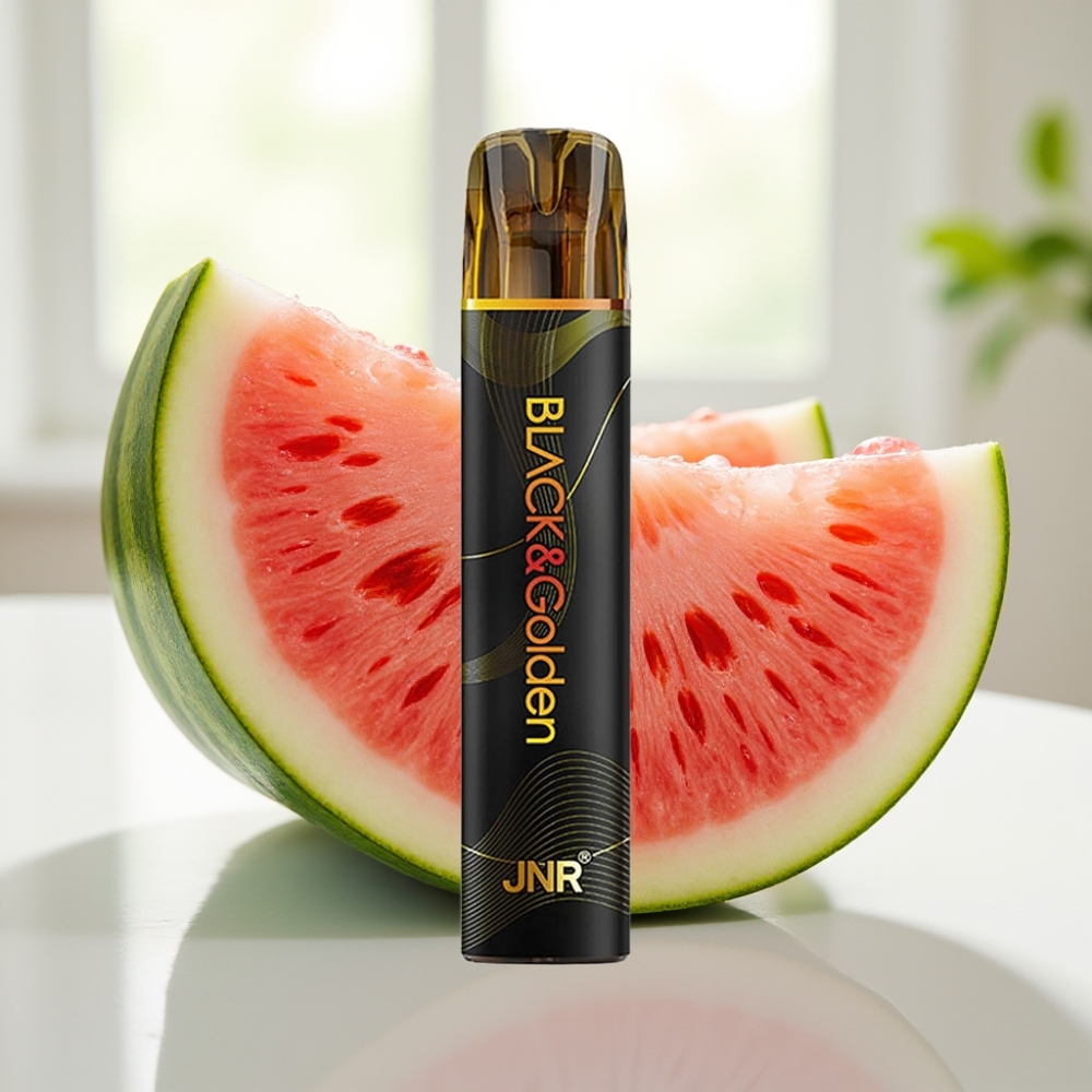 JNR Black&Golden 800 Puffs Desechable Vape Chicle Sandía
