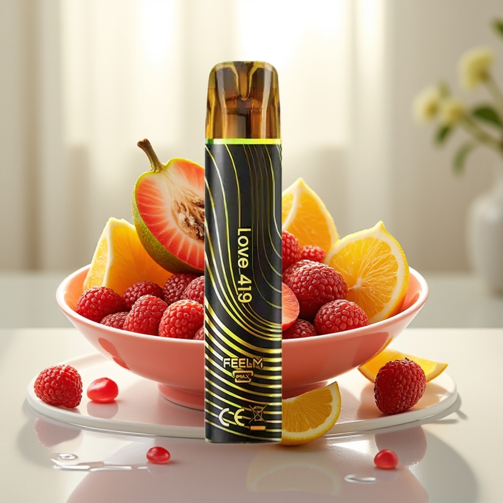 JNR Black&Golden 800 Puffs Disposable Vape Amor 419