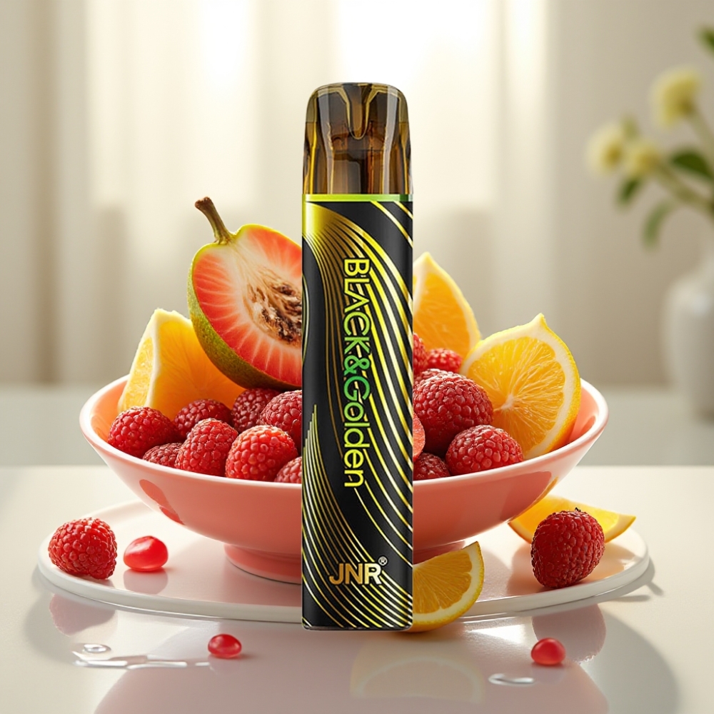JNR Black&Golden 800 Puffs Disposable Vape Amor 419