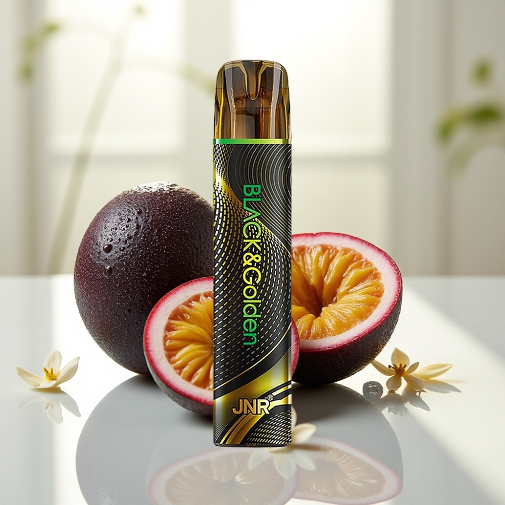 JNR Black&Golden Disposable Vape Monstruo de la Pasión 800 Puffs 550mAh