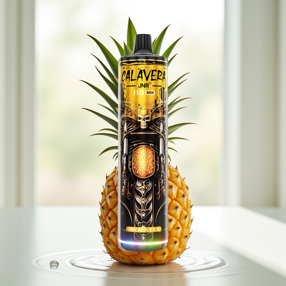 JNR Calavera 11000 Puffs Disposable Vape Piña Helada con Tipo-C y 21ml