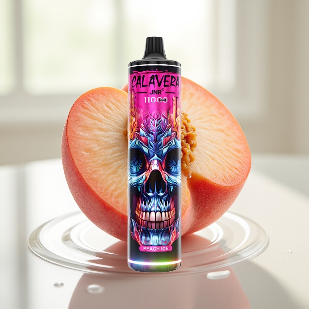 JNR Calavera 11000 Puffs Melocotón Helado Tipo-C 21ml