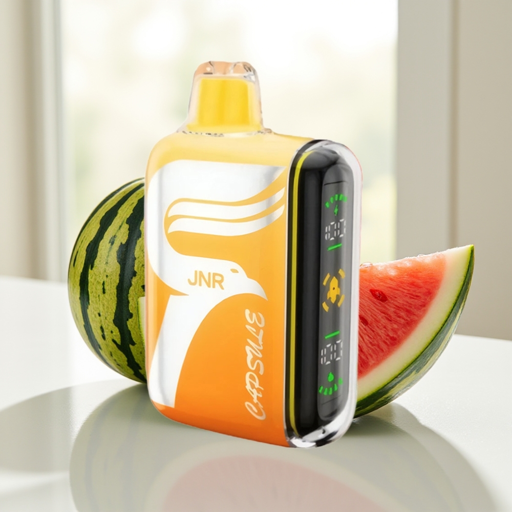JNR Capsule 15000 Puffs Sandía Irchee Pantalla LED Inteligente y Carga Rápida Tipo-C