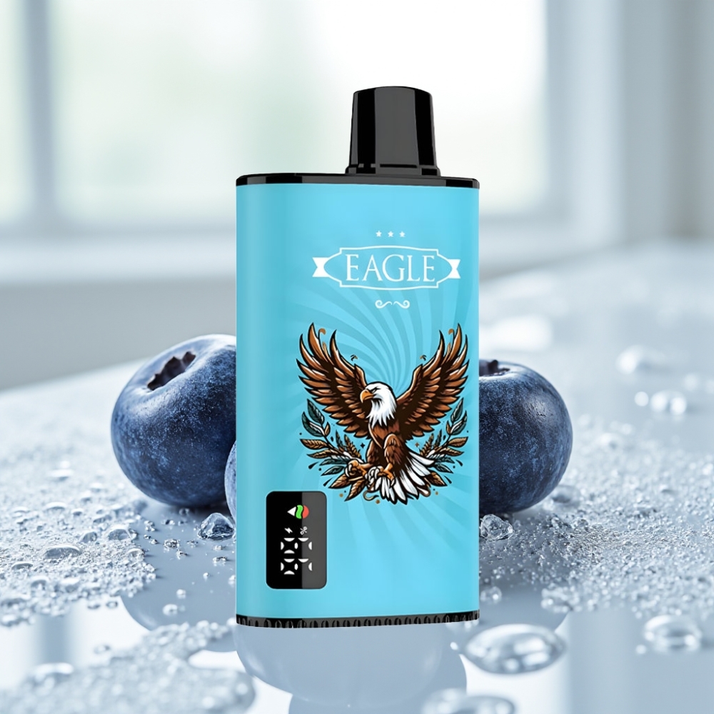 JNR EAGLE Smart 23000 Puffs Disposable Vape Arándano Azul Hielo con Pantalla Digital y Tipo-C