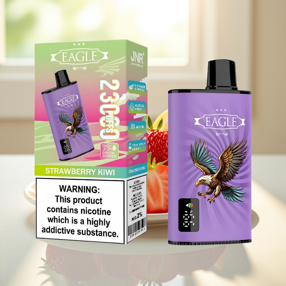 JNR EAGLE Smart Digital Screen 23000 Puffs Fresa Kiwi Disposable Vape