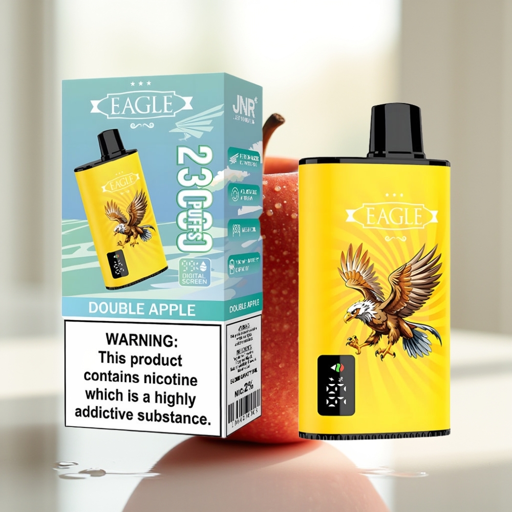 JNR EAGLE Smart Doble Manzana Disposable Vape 23000 Puffs Pantalla Digital Tipo-C
