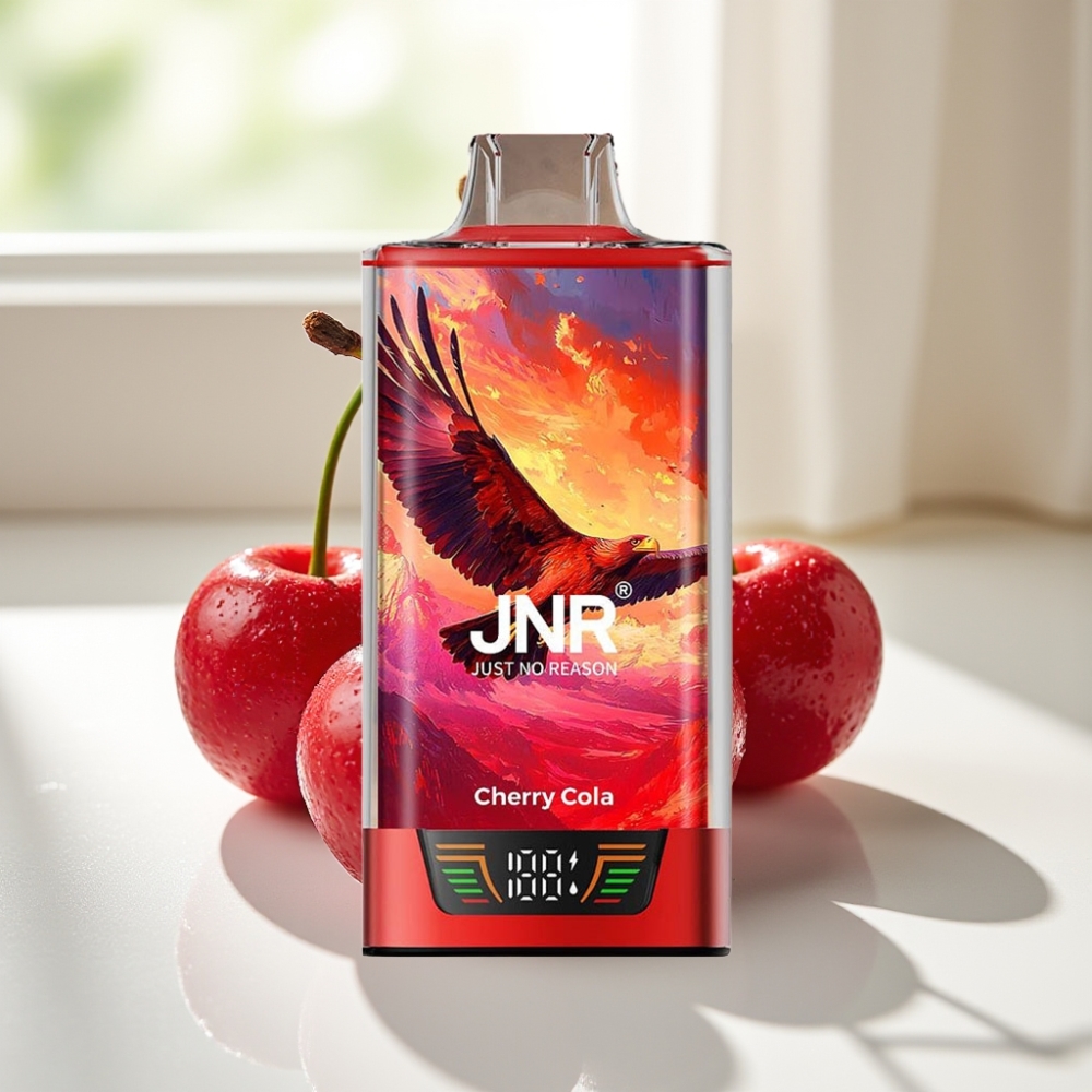 JNR Falcon Pro 28000 Disposable Vape Cereza Cola 30ml 28000 Puffs Smart Display