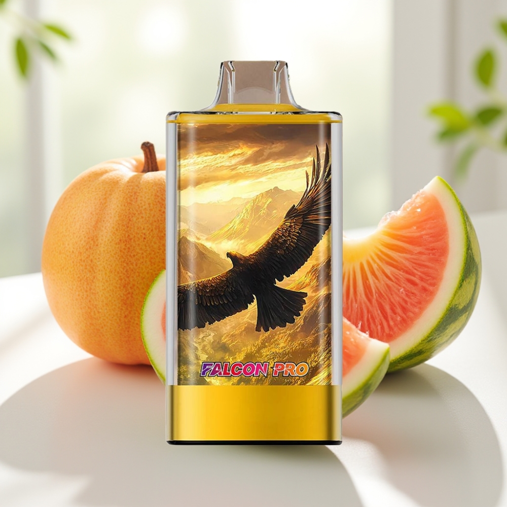 JNR Falcon Pro 28000 Disposable Vape Melocotón Mango Sandía 28000 Puffs 5% Nicotine