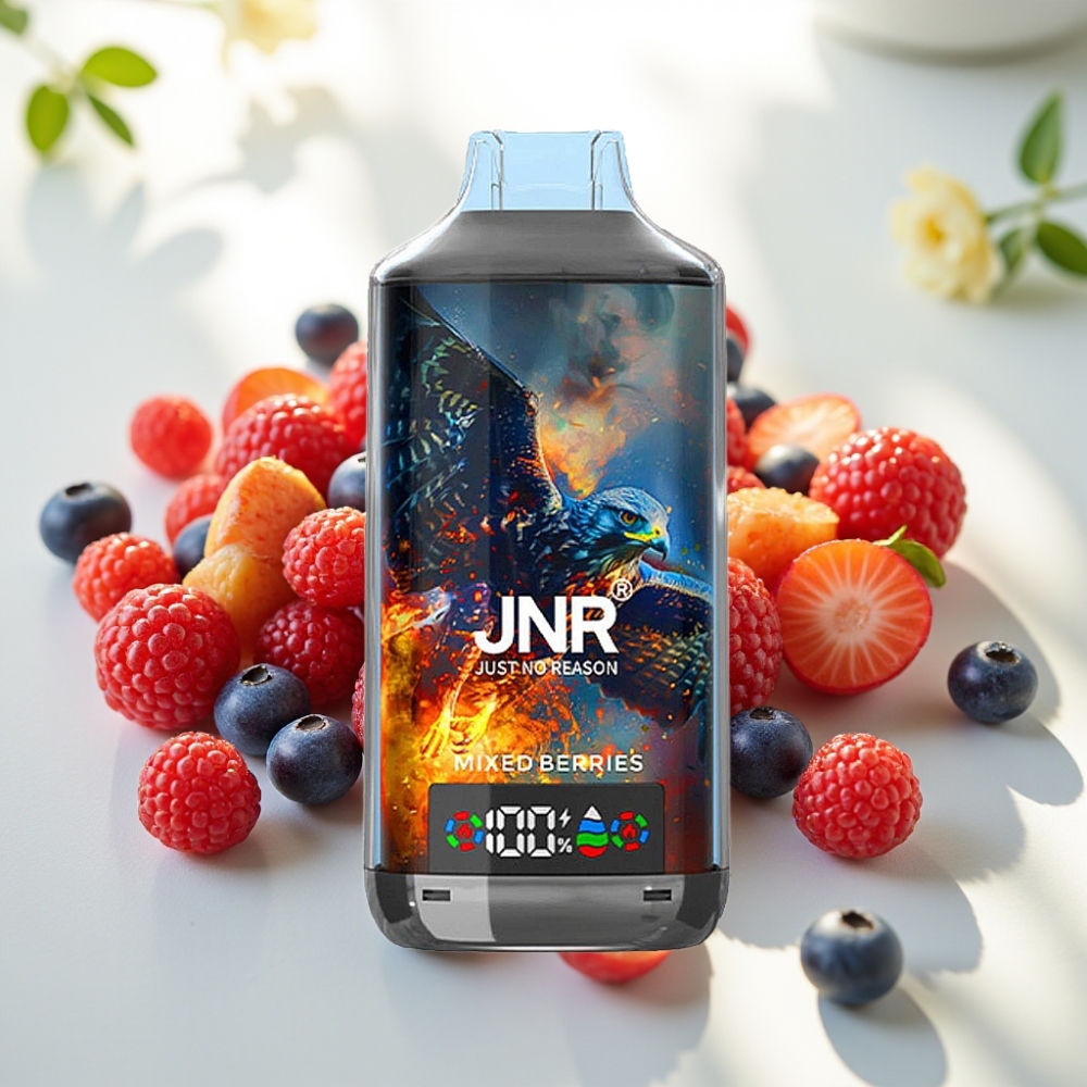JNR Falcon X 18000 Puffs 24ml Dual Mesh Coil Bayas Mixtas