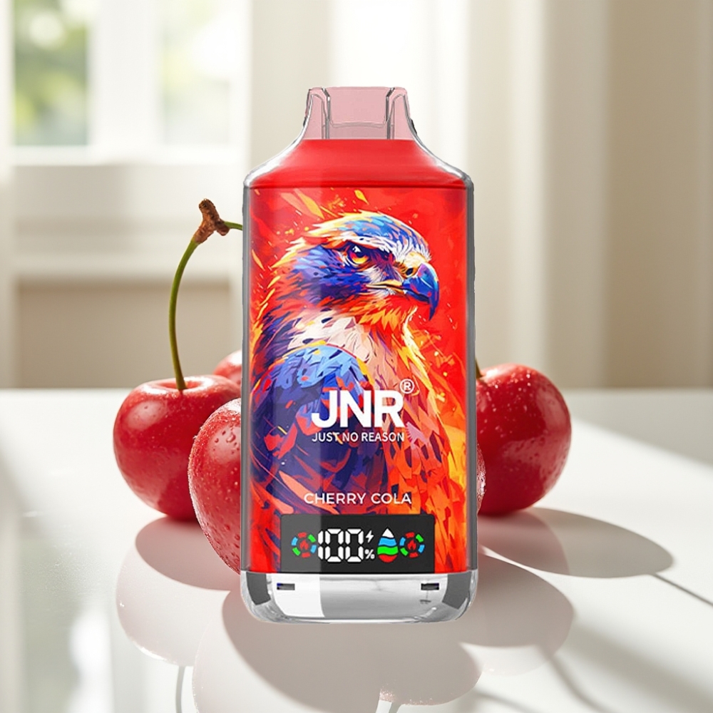 JNR Falcon X 18000 Puffs Cereza Razón Dual Mesh Coil Tipo-C