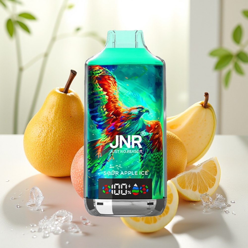 JNR Falcon X 18000 Puffs Digital Display Sour Apple Ice