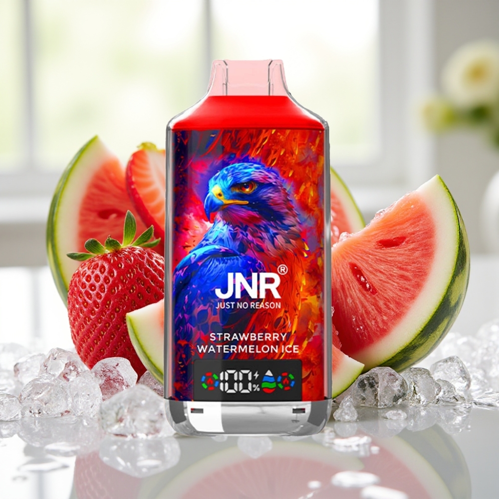 JNR Falcon X 18000 Puffs Fresa Sandía Hielo Dual Mesh Coil Tipo-C