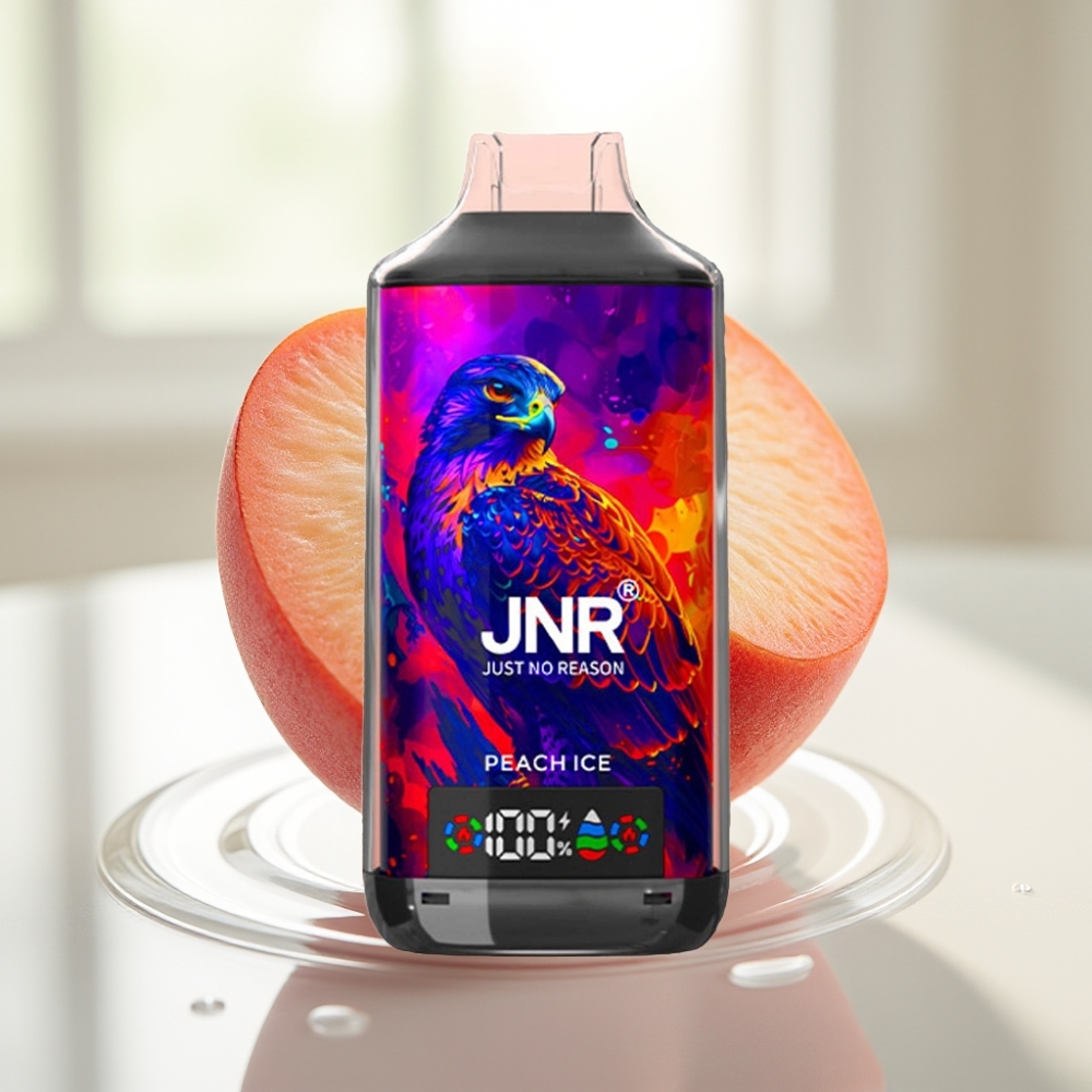 JNR Falcon X 18000 Puffs Melocotón Helado Dual Mesh Coil Tipo-C