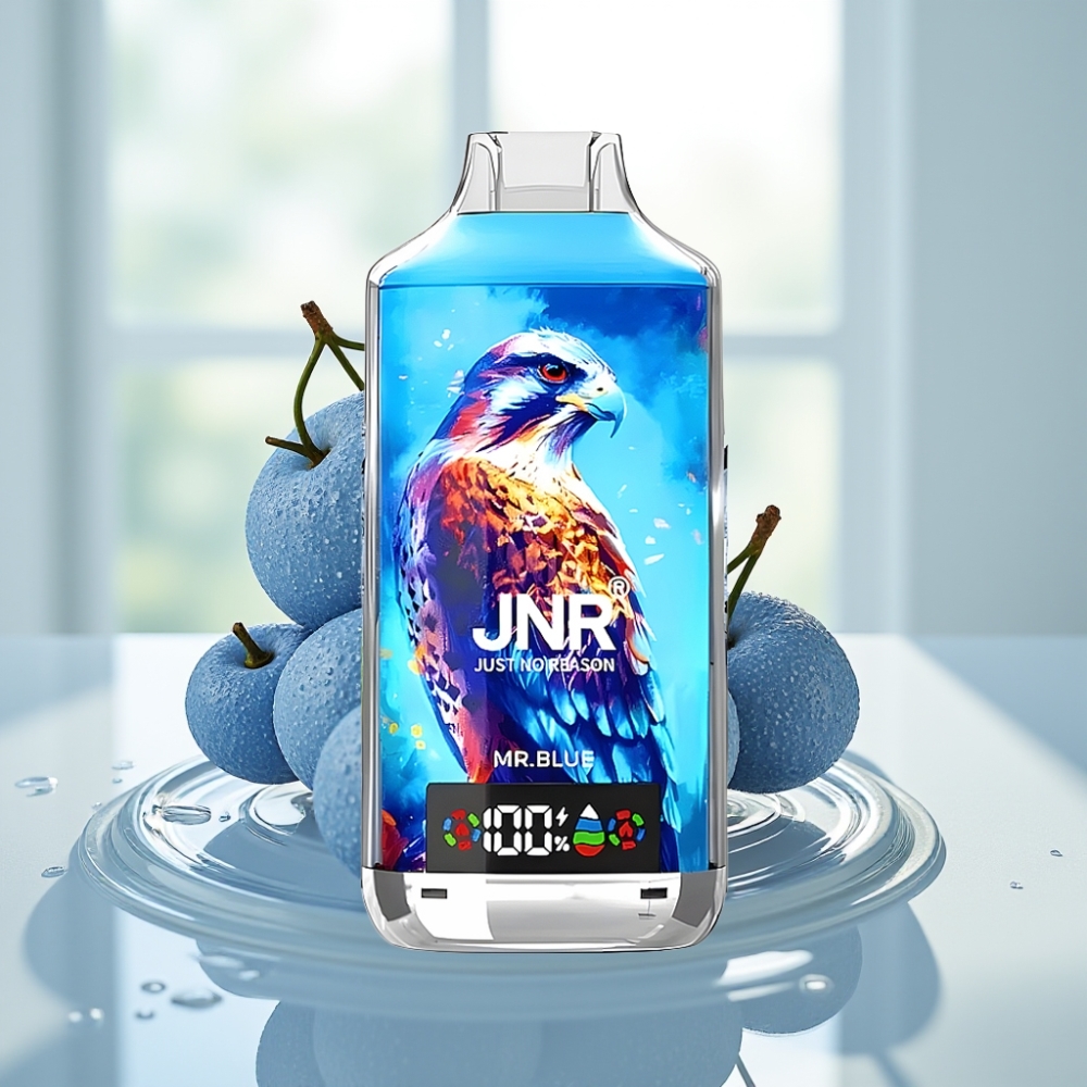 JNR Falcon X Doble Núcleo Azul 24ml 18000 Puffs vape por mayor Uruguay