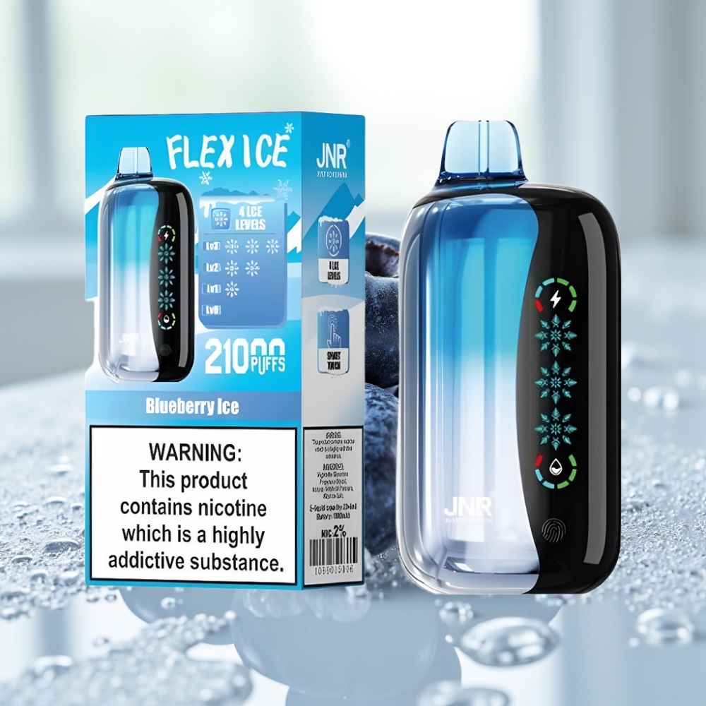 JNR Flex Ice Ajuste de Hielo 21000 Puffs Vape Desechable Arándano Hielo