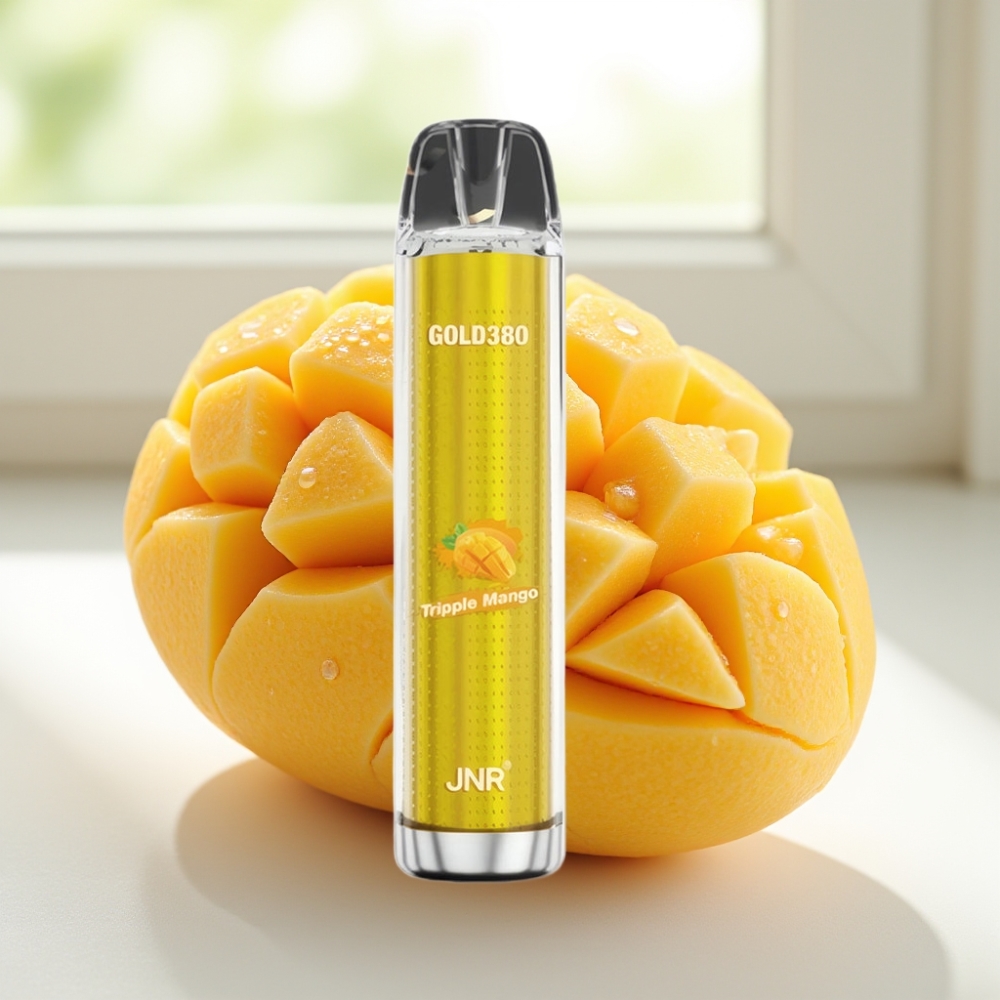 JNR Gold380 6000 Puffs Disposable Vape Triple Mango 13ml 5%
