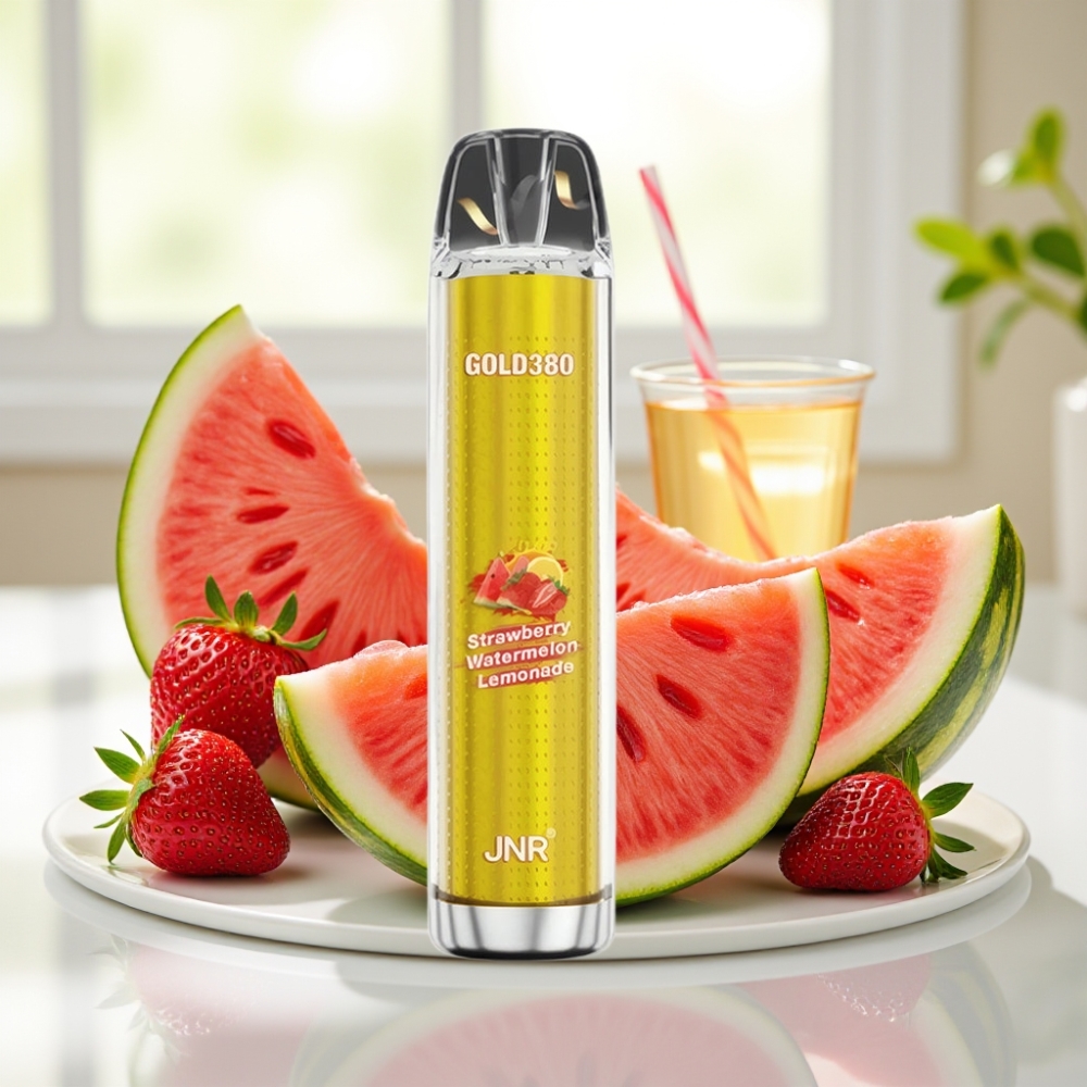 JNR Gold380 6000 Puffs Fresa Sandía Limonada 1500mAh 13ml