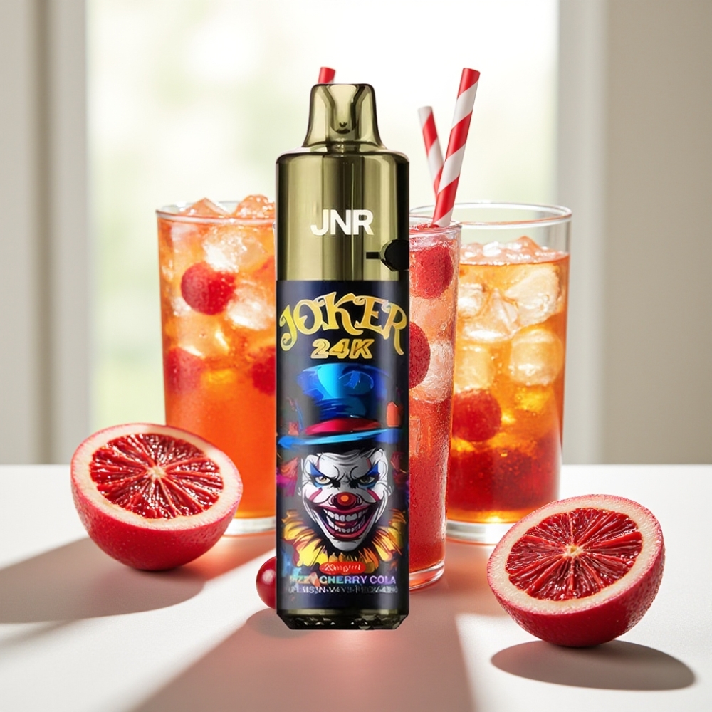 JNR Joker 24K Puffs Disposable Vape Cereza Cola Fizzy 2+10ml Recargable 24000 Puffs