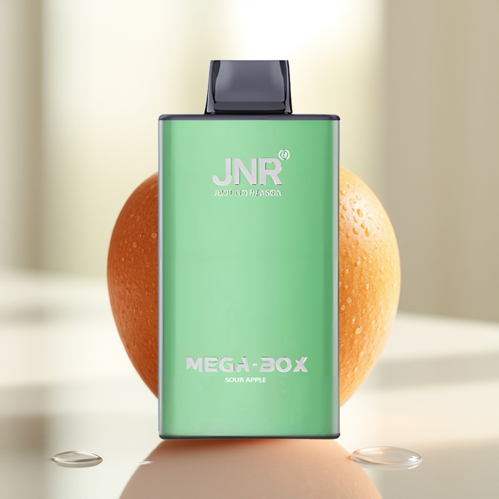 JNR Mega Box 25000 Puffs Manzana Ácida 30ml Dual Mesh