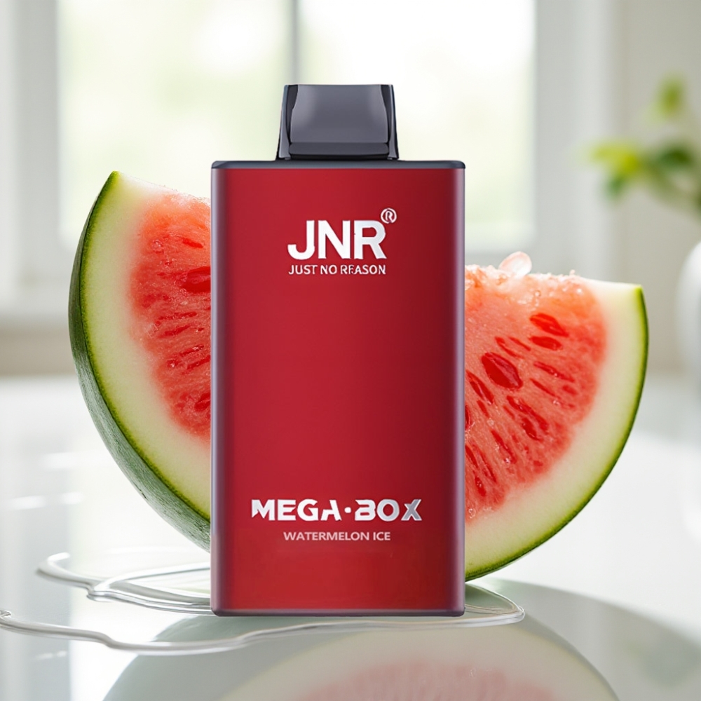 JNR Mega Box 25000 Puffs Sandía Hielo Dual Mesh Coil 30ml