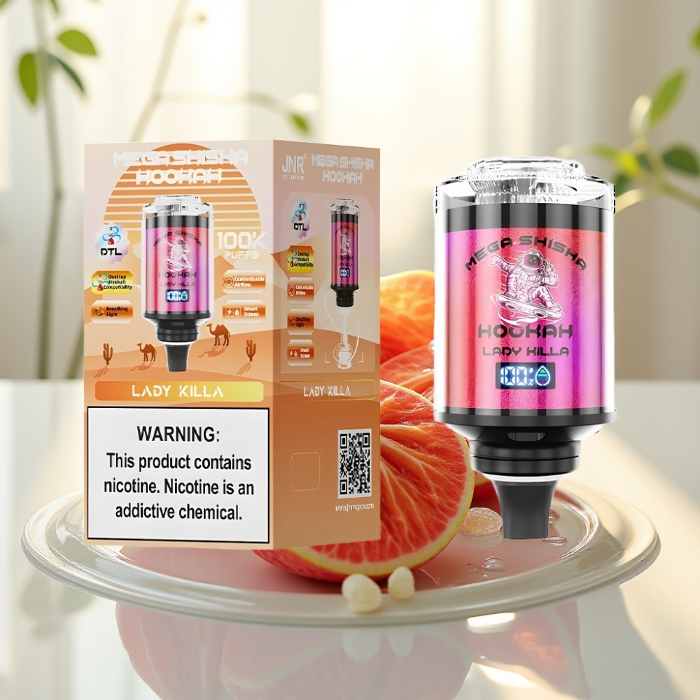 JNR Mega Shisha Hookah Desktop Compatibility 100K Asesina de Corazones Pantalla Inteligente