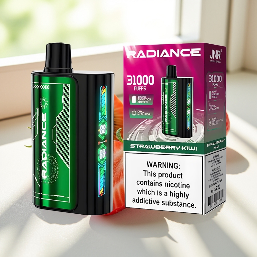 JNR Radiance 31000 Puffs 28ml E-liquid Disposable Vape FRESA KIWI