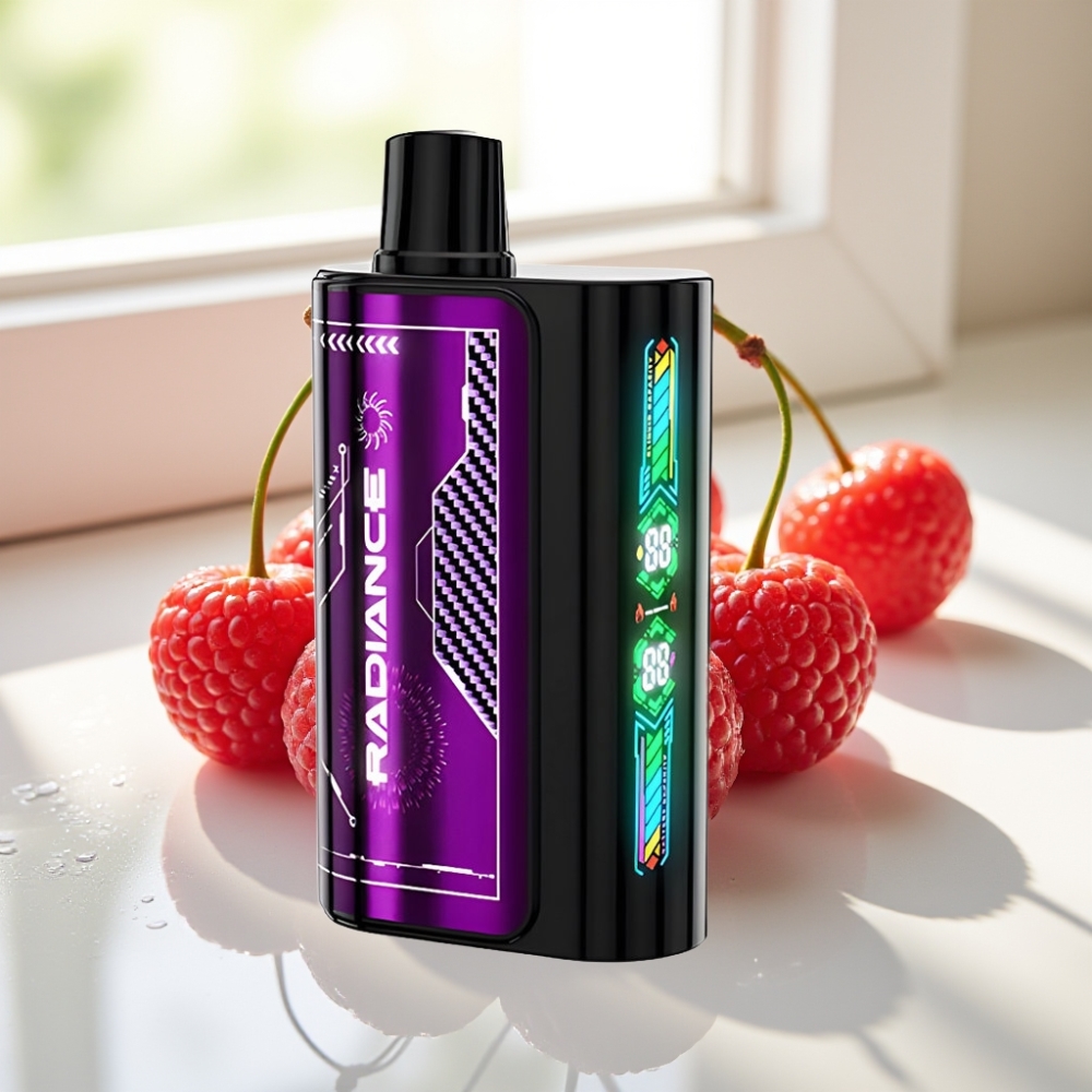 JNR Radiance Cereza y Baya Pantalla Animación Inteligente 31000 Puffs