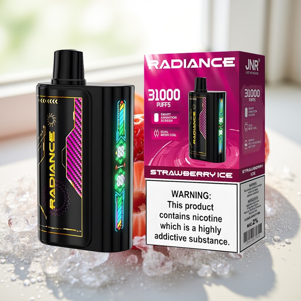 JNR Radiance Smart Animation Screen Disposable Vape FRESA HIELO