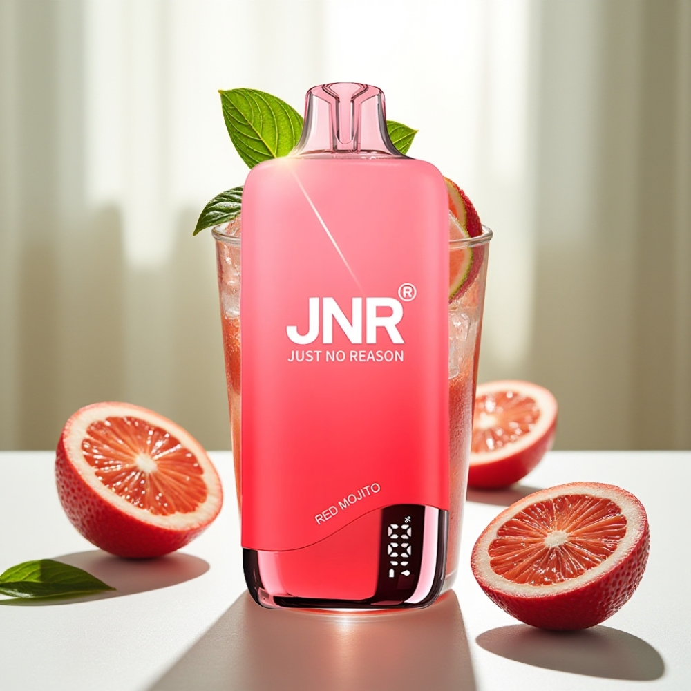 JNR Rainbow 10500 Puffs Disposable Vape Mojito Rojo con 18ml y 0.8ohm