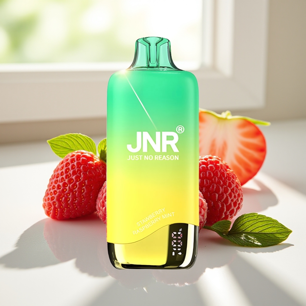 JNR Rainbow Disposable Vape 10500 Puffs Fresa Frambuesa Menta 18ml
