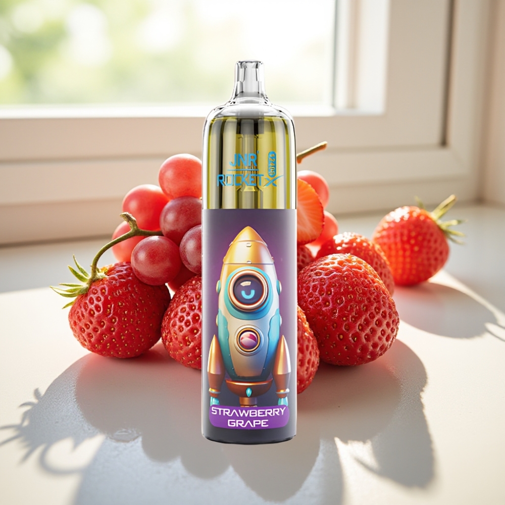 JNR Rocket-X 12400 Puffs Fresa Uva Ajustable RGB 25ml