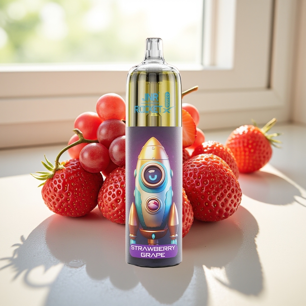 JNR Rocket-X 12400 Puffs Fresa Uva Ajustable RGB 25ml