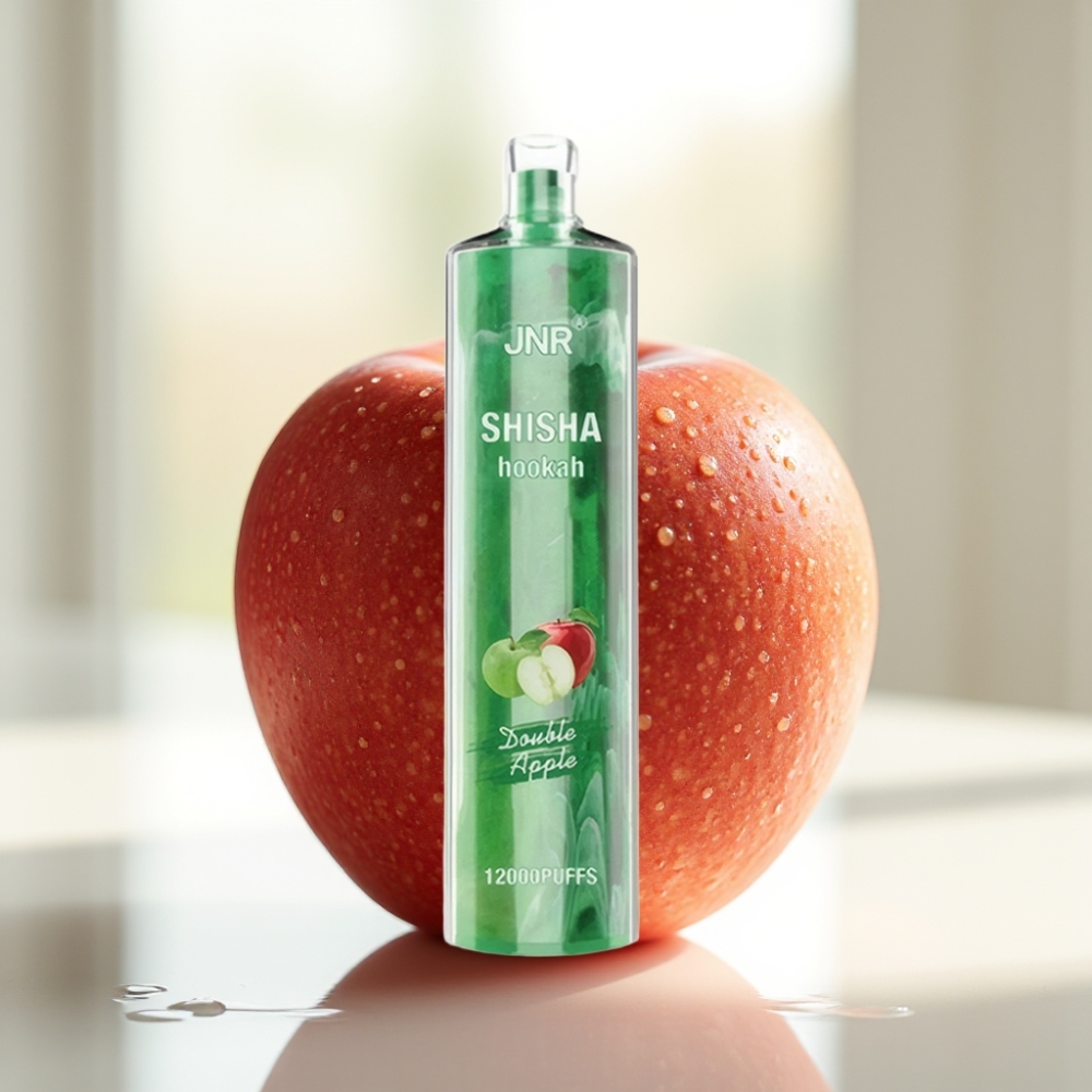 JNR Shisha Hookah 12000 Puffs 24ml Doble Manzana Tipo-C